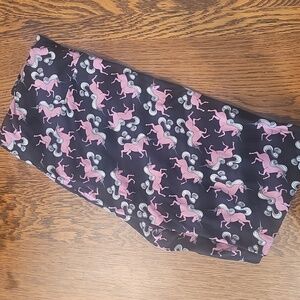 LuLaRoe Pink Unicorn Leggings T/C